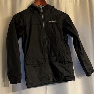 Kids 10/12 Columbia Black Windpreaker Jacket